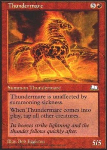 MTG - Thundermare - Weatherlight - NM, English Magic FLAT RATE SHIP - Image 1 of 1