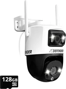 AI Powered Guard Pro 3K Plus Dual Lens PTZ WiFi 6, Plug & Play Überwachungskamera, - Bild 1 von 7