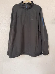 THE NORTH FACE GREY 1/2 Zip SOFT SHELL JACKET MEN'S SIZE 2XL - Picture 1 of 4