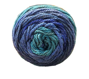 CARON TEA CAKES - OCEAN NIGHT- NEW- GREAT COLORS! - SELF-STRIPING- DESTASHING - Picture 1 of 3