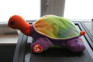 TY Pillow Pal Collection - Snap the turtle multicolor 1998 con etiqueta - Imagen 1 de 7