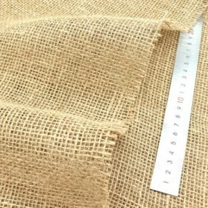 158X100CM Burlap Fabric DIY Crafts Jute Sack Cloth Tablecloth Home Decor - Picture 1 of 11