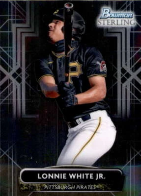 2022 Bowman Sterling Prospects #BSP-98 Lonnie White Jr.  Pittsburgh Pirates - Image 1 of 2