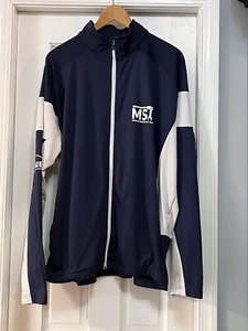 Loews Employee Track Jacket Merchandising Service Team Zip Up Pockets Blue 3XL - Picture 1 of 13