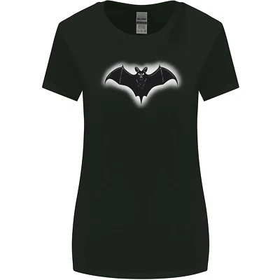 Un T-Shirt À Large Coupe Pour Femmes Halloween De Chauve-Souris Lumineux - Photo 1/4