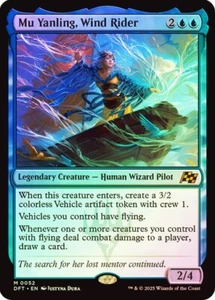 Mu Yanling, Wind Rider 52 Foil NM MTG Aetherdrift Magic - Picture 1 of 1