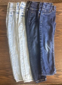 Jumping Beans Girls Size 5 Jeggings Jordache Denim Super Skinny Jeans Pants Lot - Picture 1 of 23