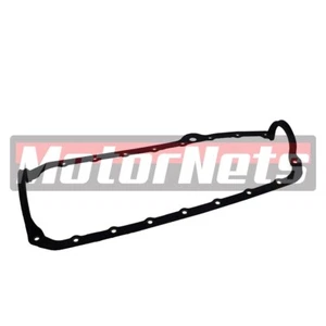 1955-74 SBC Rubber Oil Pan Gasket Small Block Chevy Thin Front Seal 265 283-350 - Picture 1 of 2