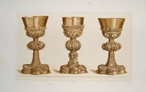 Gold-Schmied orafo goldsmith Pokal Kelch Becher Messe Wandlung Renaissance Wein - Bild 1 von 1