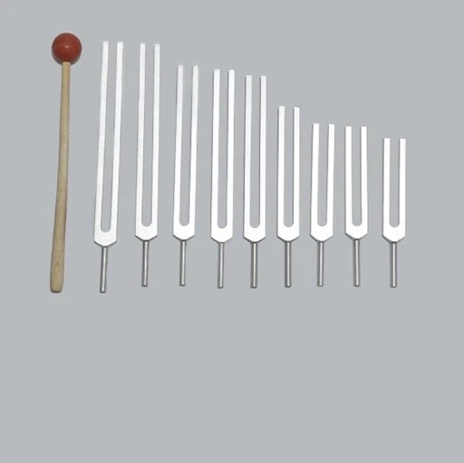 TFS TUNINGFORKSHOP 9 Sacred Solfeggio Tuning forks with free handbook by Dr Charles Lightwalker