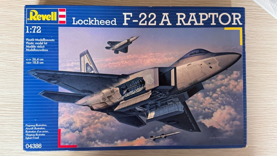 Revell - Lockheed Martin F-22a Raptor 1/72 F22