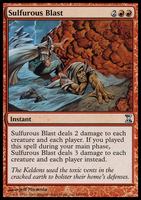 4x Sulfurous Blast ~ Near Mint Time Spiral MTG Magic x4 4 UltimateMTG Playset Re - Image 1 of 1