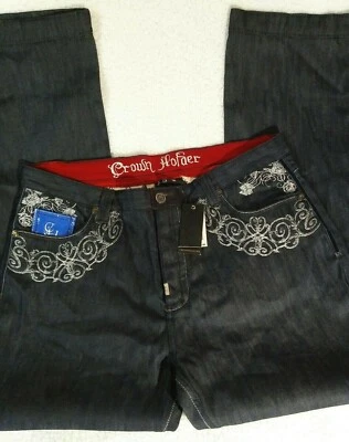 Crown Holder Regius Vestio Raw Blue Denim Jeans Men's 42 NWT - Image 1 of 4