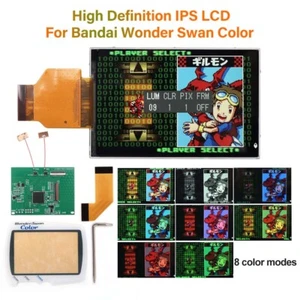 Retro Pixel High Definition IPS Backlight LCD Kit For Bandai WonderSwan Color - Picture 1 of 14