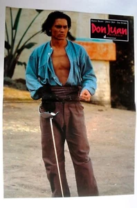 E73-3  2x Aushangfotos + Plakat  (30x42 cm)  DON JUAN DEMARCO Johnny Depp - Imagen 1 de 3