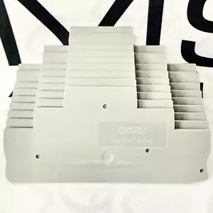 Phoenix Contact D-PT 2,5-3L End Plate Lot Of 10 - Picture 1 of 3