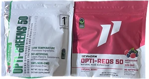 !NEW! 1st Phorm Opti-Greens 50 & Opti Reds 50 10.6oz - Picture 1 of 22