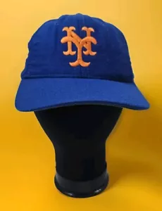 Vintage MLB NY Mets Snap Back Cap Mütze Wolle Replik von Universal LESEN - Bild 1 von 13
