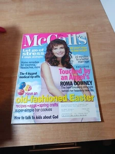 1997 APRIL MCCALL'S MAGAZINE - ROMA DOWNEY - BEAUTIFUL FRONT COVER - K 766 - Imagen 1 de 3