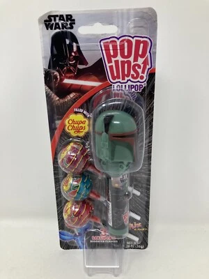 STAR WARS THE MANDALORIAN POP UPS! Bobba Fett LOLLIPOP NEW! Hard to Find - Image 1 of 4