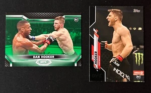 2020 Dan Hooker Rookie UFC Tops Knockout GREEN #/88 & BLACK Flagship #/69 - Picture 1 of 2