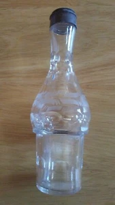Antique Original Replacement 6.5" Castor/Cruet Bottle with Ring - Picture 1 of 3
