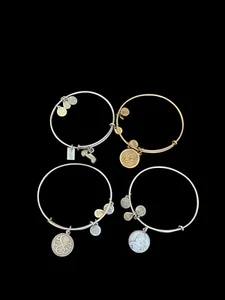 Alex and Ani Charm Bracelet Lot of 4 Disney Monopoly Path of Life Letter G - Picture 1 of 8
