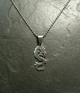 Dragon Tribal Stainless Steel Necklace Pendant Charm Collectible Gift Present - Picture 1 of 1