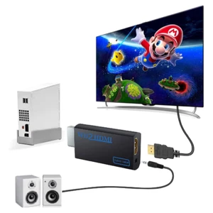 HDMI WII vers HDMI Adaptateur Convertisseur Câble de sortie Full HD WII2HDMI - Imagen 1 de 10