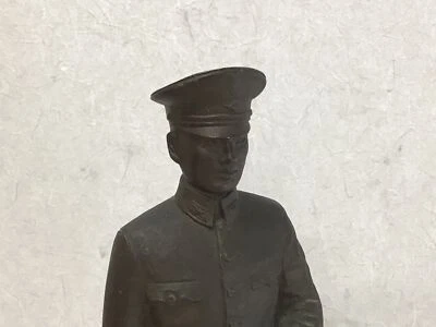 Y2409 ESTATUA Estatuilla Cobre Ejército Oficial Juvenil Militar Japón De Colección Antigua Foto 1 de 4