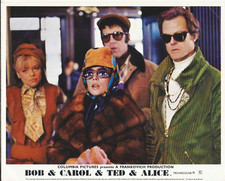 BOB CAROL TED AND ALICE  10x8 PHOTO  LOBBY FRONT OF HOUSE CARD  NATALIE WOOD