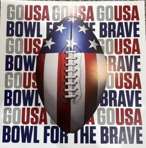 ARMED FORCES BOWL - Poster 15x15” OU vs Navy 12.27.24 GO USA BOWL FOR THE BRAVE - Picture 1 of 1