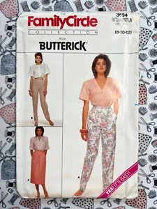 Butterick Sewing Pattern 3694 Misses Skirt & Pants Size 8-12 FF UNCUT - Picture 1 of 2