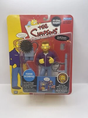 NUEVO 2002 Los Simpson Hank Escorpio Figura de Acción WOS Playmates All-Star Voices Foto 1 de 4