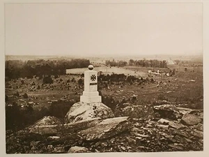 Civil War Gettysburg Military Battle-Field Monument Pennsylvania 1893 Photo - Picture 1 of 2