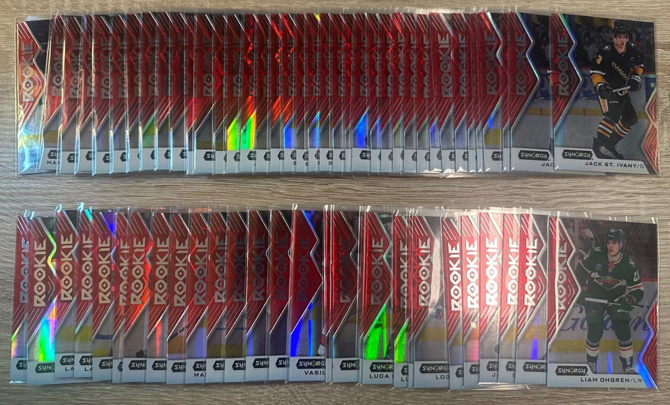 2024-25 UPPER DECK SYNERGY HOCKEY RED SP PARALLELS-PICK FROM LIST! FINISH SETS! - Image 1 of 4