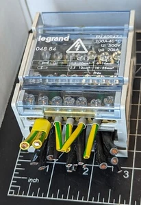 Legrand 048 84 Modular Distribution Block 4 Pole 100A WORKING PULL [B1S3] - Picture 1 of 10