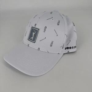 PGA Tour Clubhouse PRO SERIES Gorra/Sombrero Ajustable Estampado Completo Blanco - NUEVO - Imagen 1 de 9