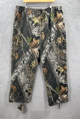 NWT SCENT LOK Rugged Poly Cotton Pull On Pant Mossy Oak Break Up Made USA 2XL - Image 1 of 4