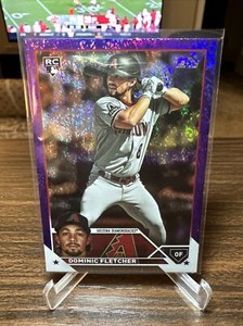 2023 Topps Update Purple Foil /799 #US32 Dominic Fletcher RC Dbacks Mariners