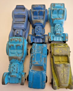 Set Of 6 Vintage Tootsie Toy Die Cast Cars Hot Rod T-Bucket Roadster - Picture 1 of 9