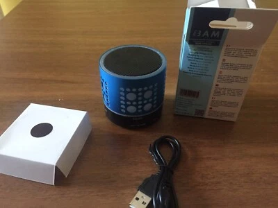 Mini Speaker Portatile Cassa Bluetooth BAM Radio FM Lettore MP3 USB AUX SD TF - Immagine 1 di 4