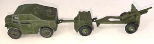 Dinky 25lb artillery set. Tractor 688, Limber 687 and 25lb field gun 686. - Picture 1 of 10