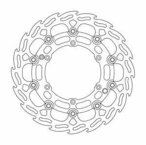 Disco de freno delantero KTM SC 350 LC4 1994-1995 motocicleta Masters Flame - Imagen 1 de 5