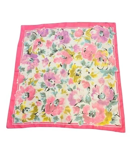 Vintage Italy Cinzia Fiori for Tie Rack Pastel Abstract Floral Vintage Polyester - Picture 1 of 7