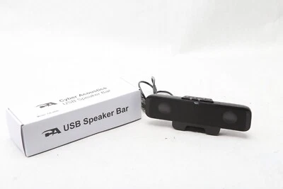 Cyber Acoustics CA-2890 USB Speaker Bar - Mounts to Bottom for Volume - S12 - Image 1 of 4