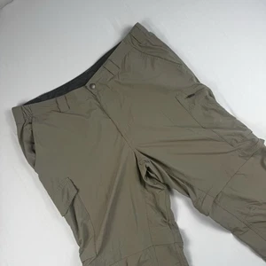 Columbia Silver Ridge Utility Convertible Hiking Beige Pants Mens 40x30 - Picture 1 of 10