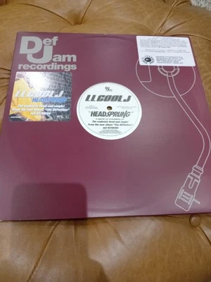 LL Cool J - Headsprung/Feel The Beat 12” Vinyl Promo Single New Unplayed Rare DJ - Image 1 of 4