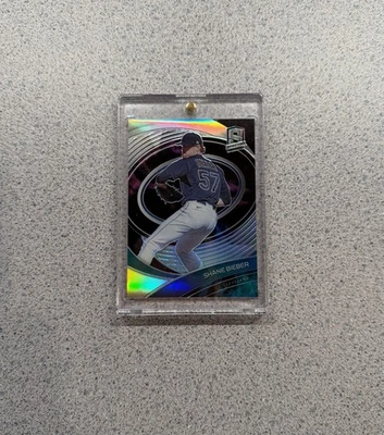 2021 Panini Spectra Baseball #41 Shane Bieber Nebula Prizm 1/1 CY YOUNG RARE - Image 1 of 2