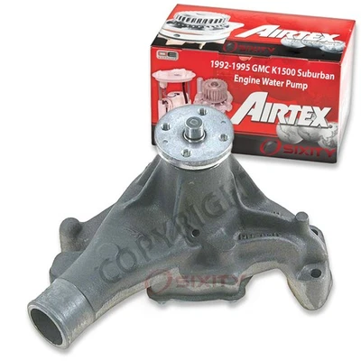 Airtex Engine Water Pump for 1992-1995 GMC K1500 Suburban 5.7L V8 Coolant hj - Image 1 of 4